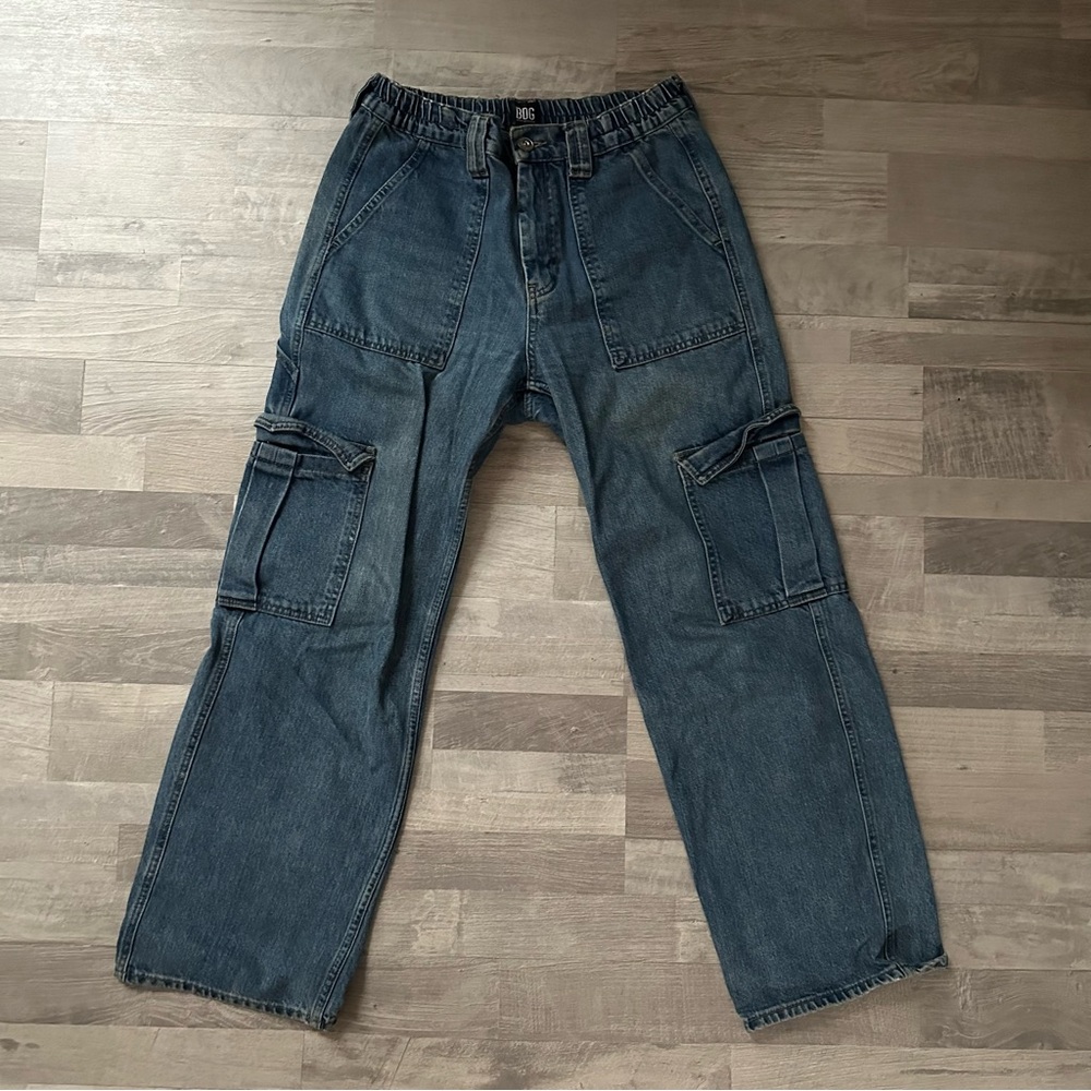 Urban Outfitters Blue Straight Leg Jeans - Picture 3 of 4
